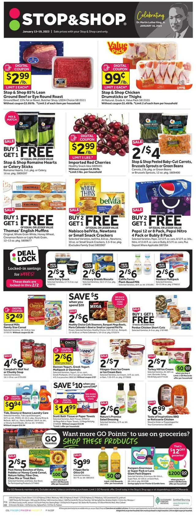 Stop and Shop Ad from 01/13/2023