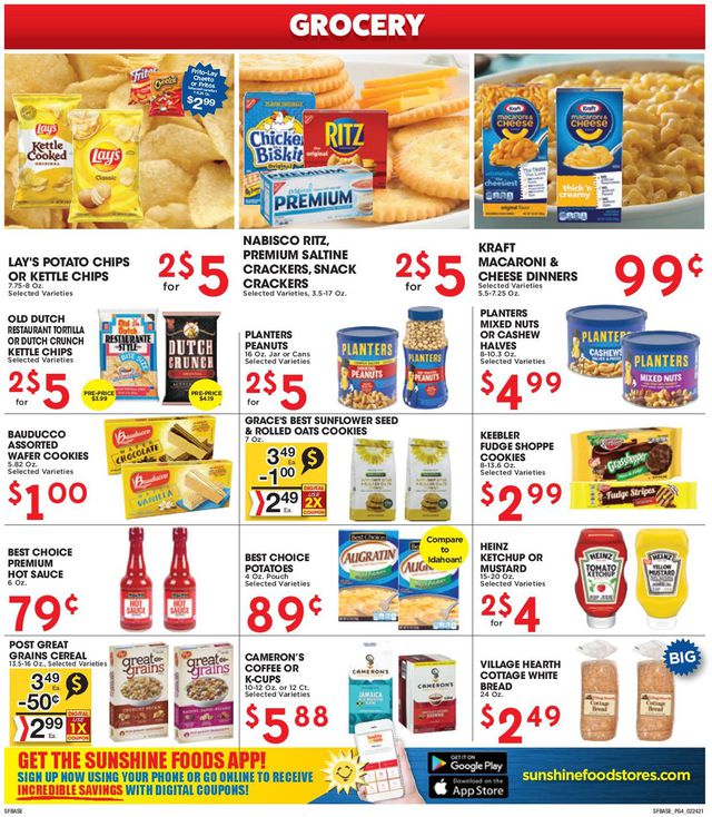 Sunshine Foods Ad from 02/24/2021