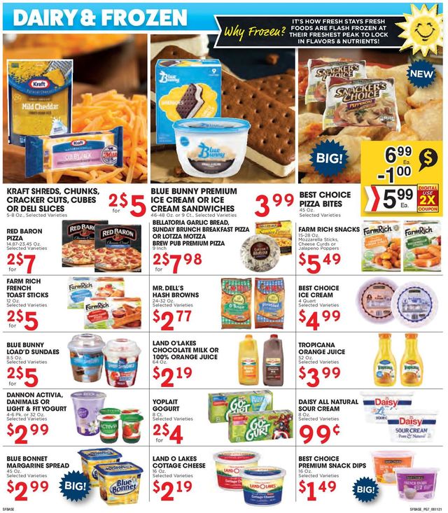 Sunshine Foods Ad from 08/11/2021
