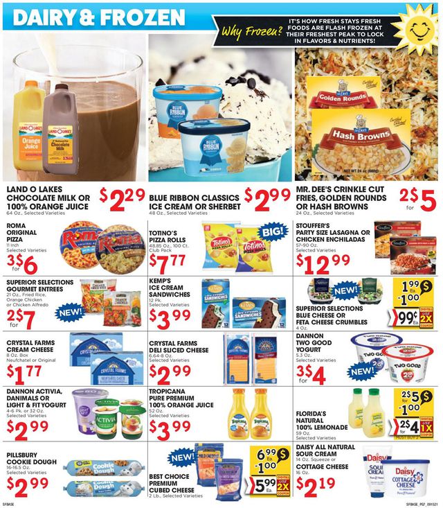 Sunshine Foods Ad from 09/15/2021