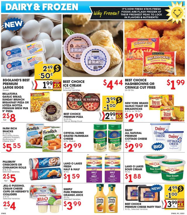 Sunshine Foods Ad from 10/20/2021