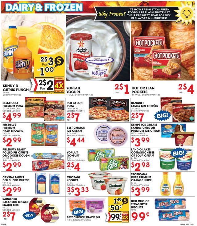 Sunshine Foods Ad from 11/10/2021