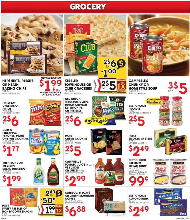 Sunshine Foods Ad from 12/08/2021