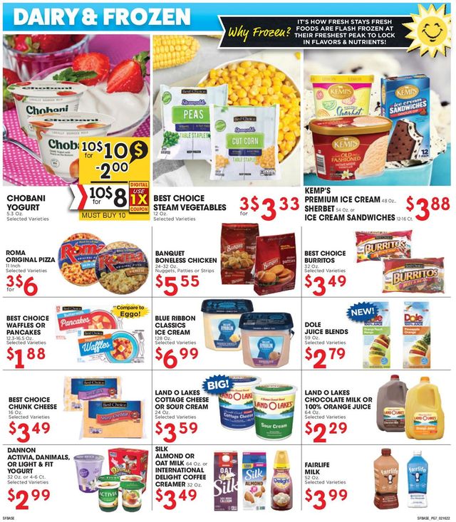 Sunshine Foods Ad from 02/16/2022