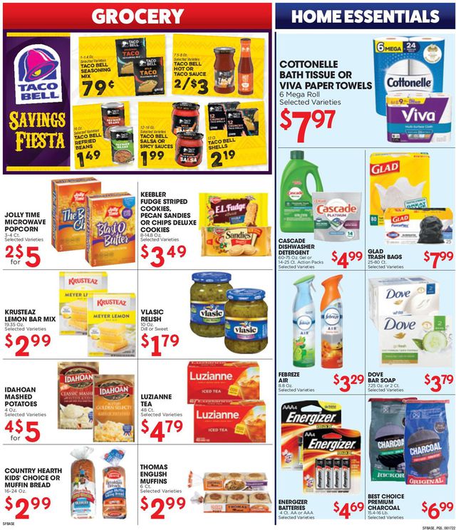Sunshine Foods Ad from 08/17/2022