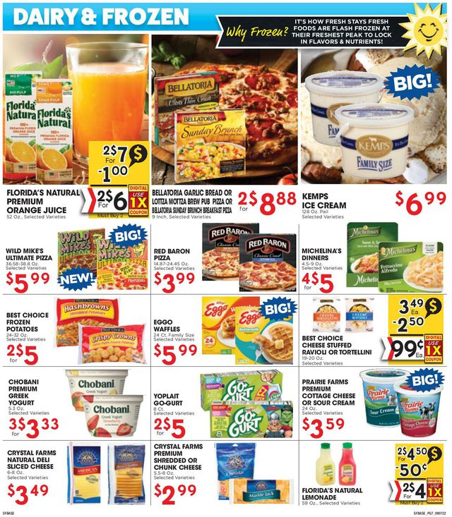 Sunshine Foods Ad from 09/07/2022