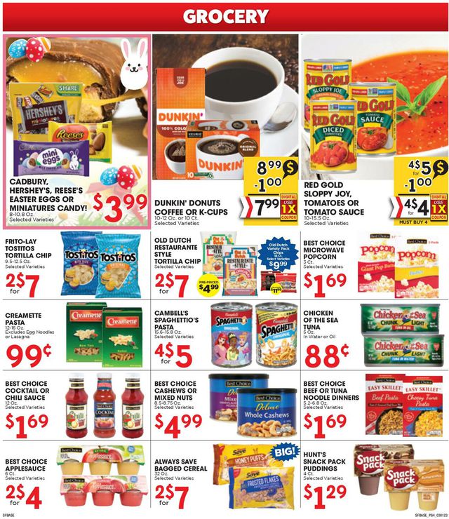Sunshine Foods Ad from 03/01/2023