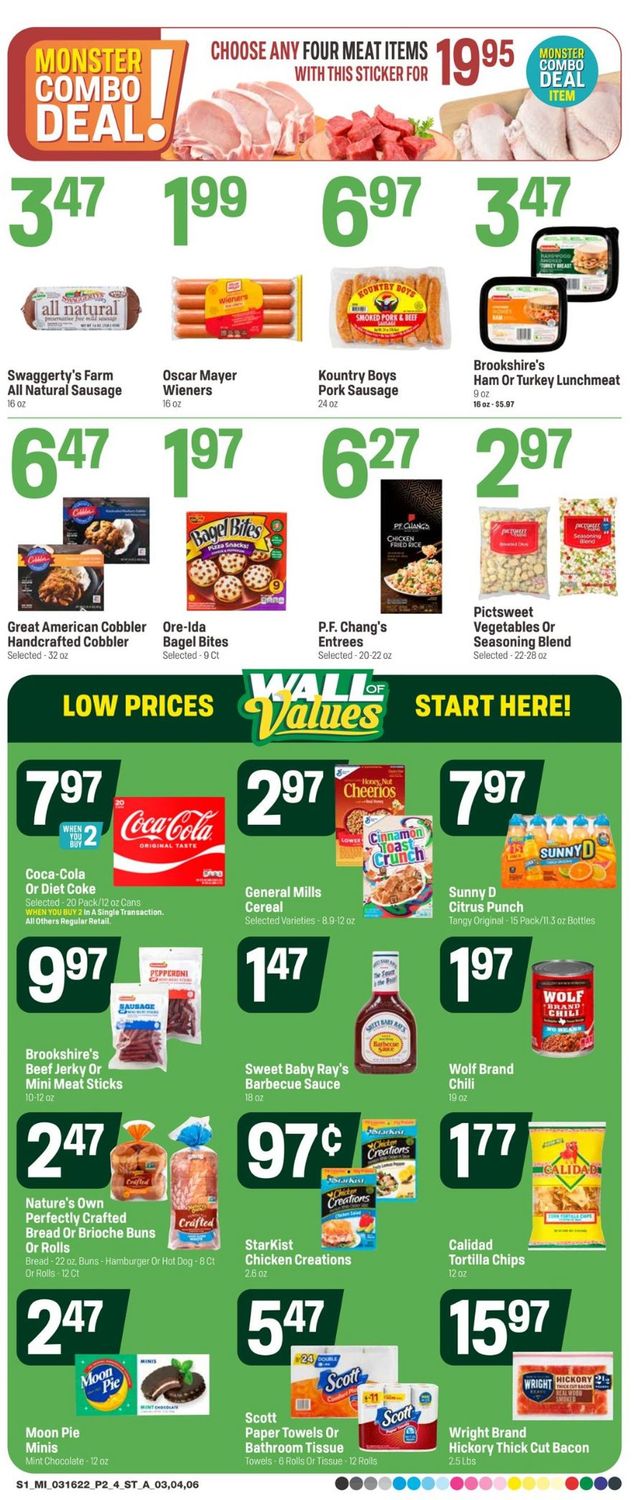 Super 1 Foods Ad from 03/16/2022