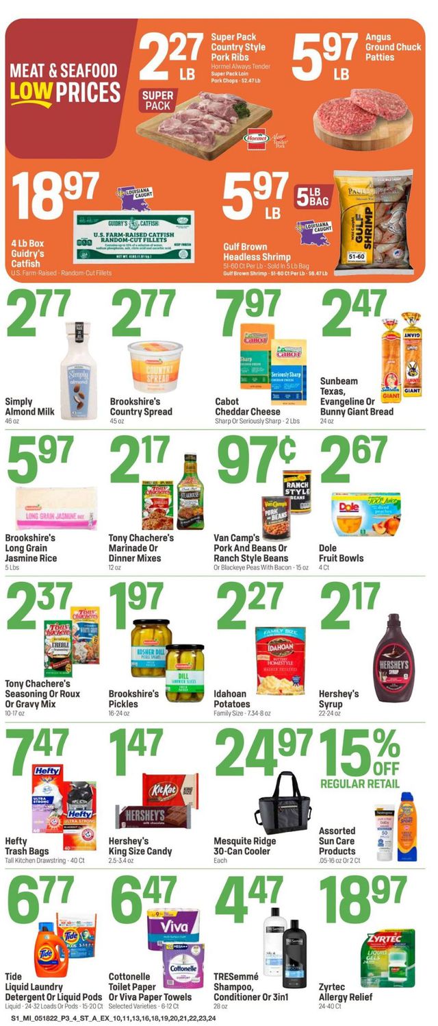 Super 1 Foods Ad from 05/18/2022