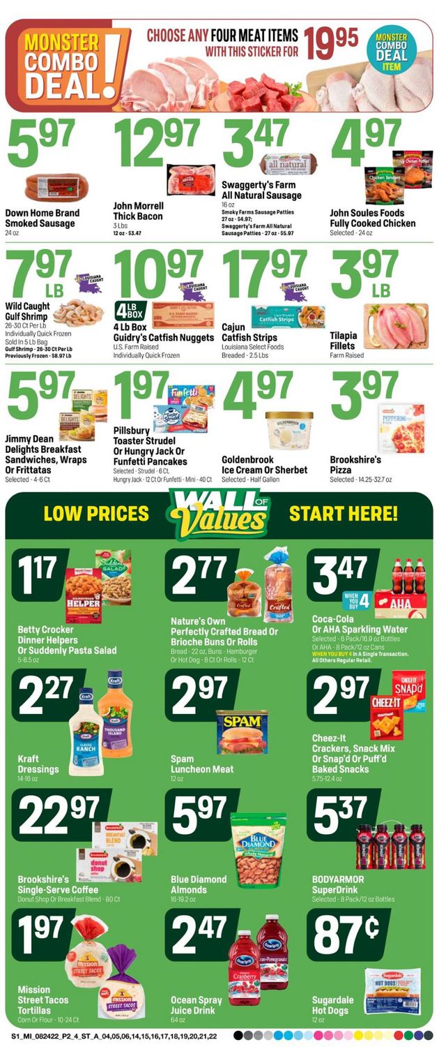 Super 1 Foods Ad from 08/24/2022