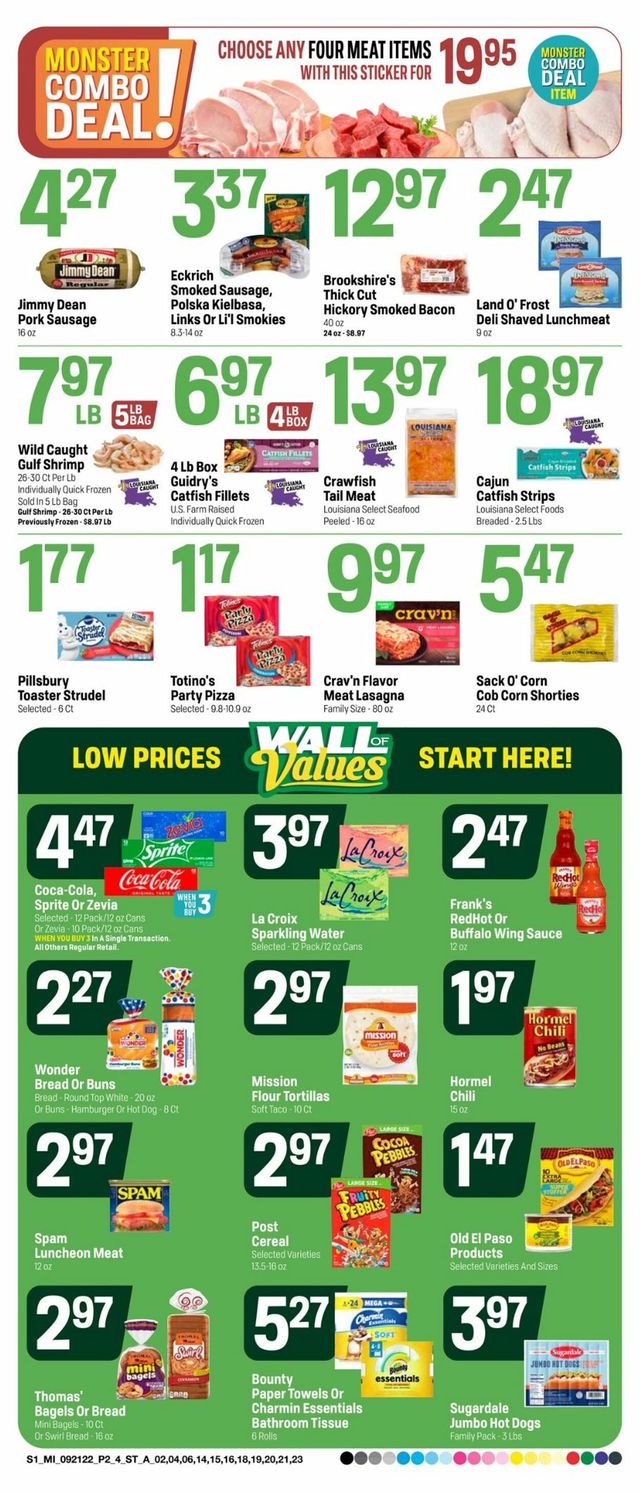 Super 1 Foods Ad from 09/21/2022