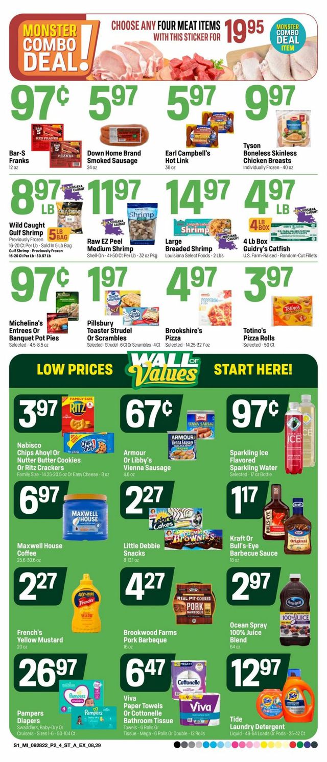 Super 1 Foods Ad from 09/28/2022