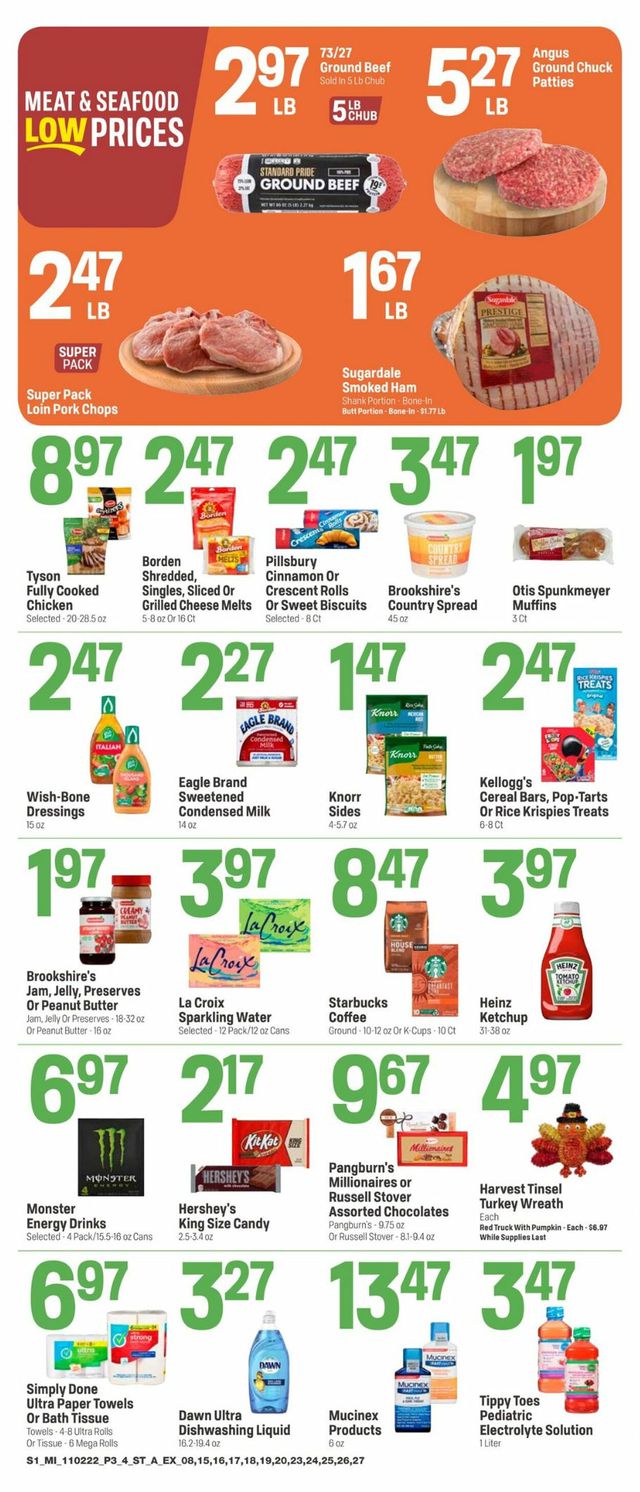Super 1 Foods Ad from 11/02/2022