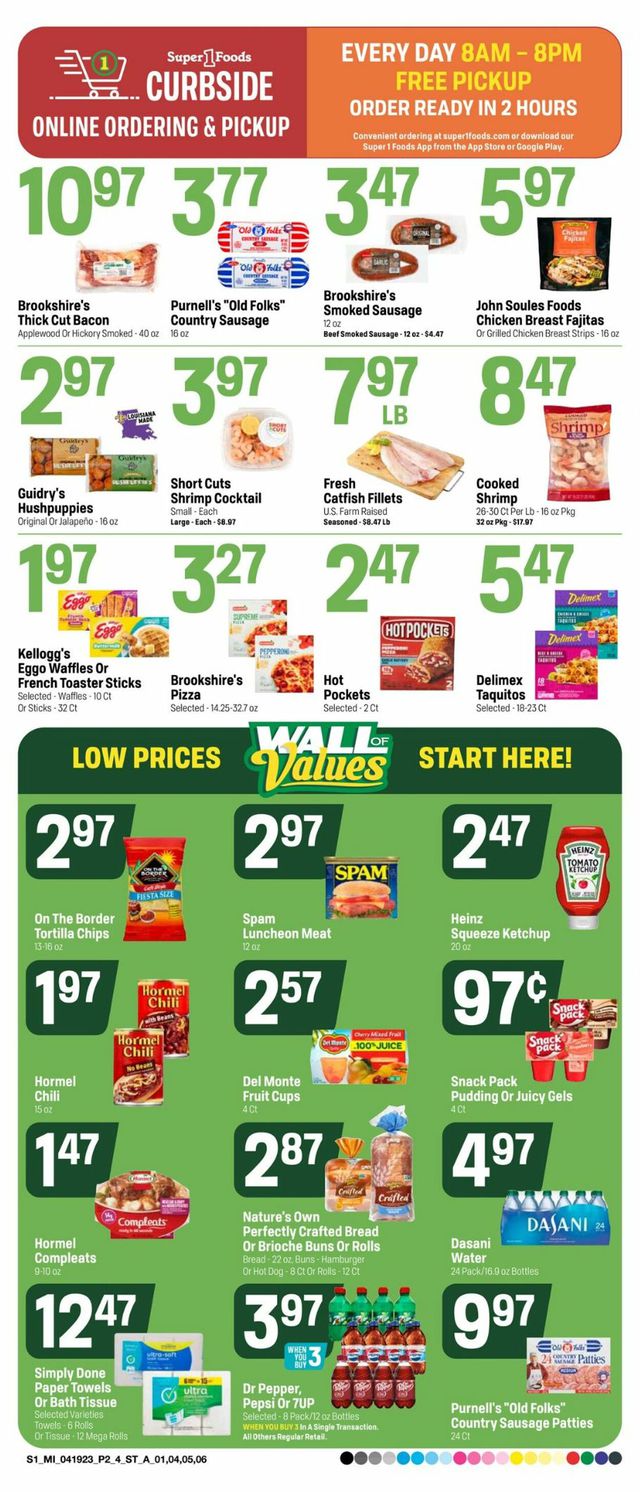 Super 1 Foods Ad from 04/19/2023