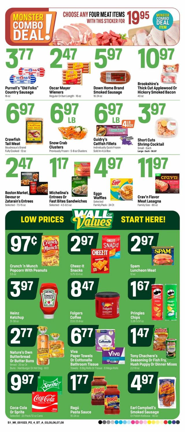 Super 1 Foods Ad from 05/10/2023