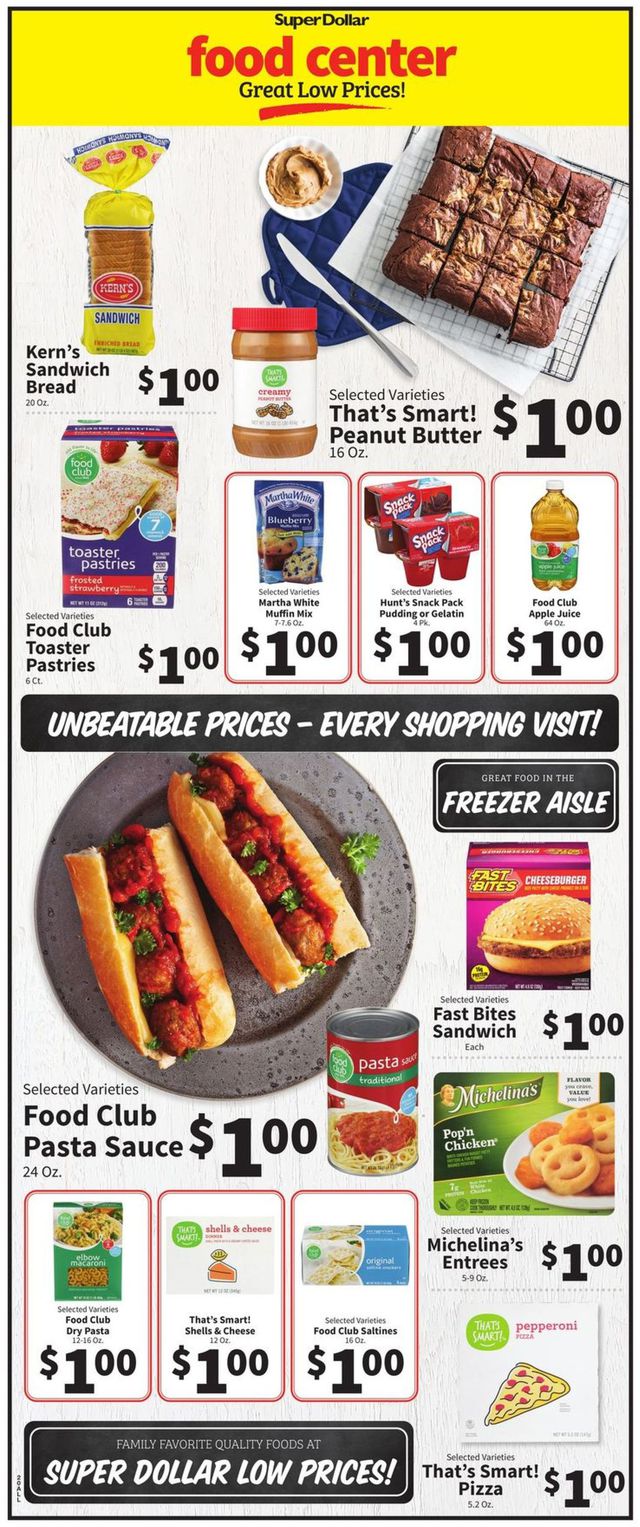 Super Dollar Food Center Ad from 11/10/2021