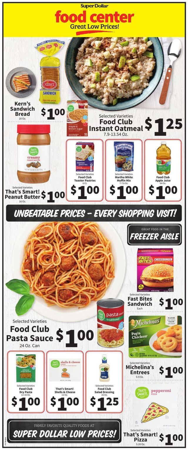 Super Dollar Food Center Ad from 11/26/2021