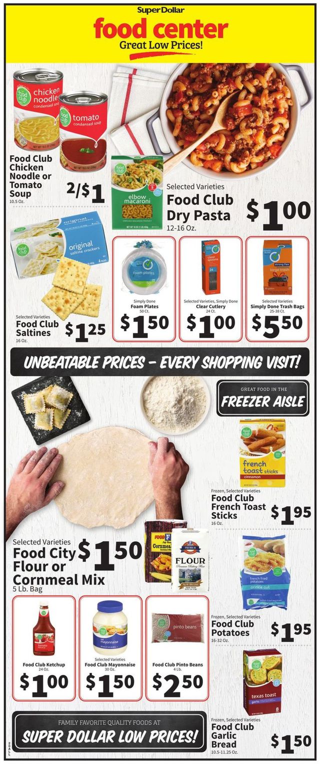 Super Dollar Food Center Ad from 01/05/2022
