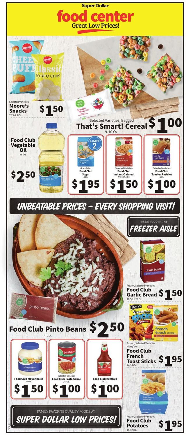 Super Dollar Food Center Ad from 05/04/2022