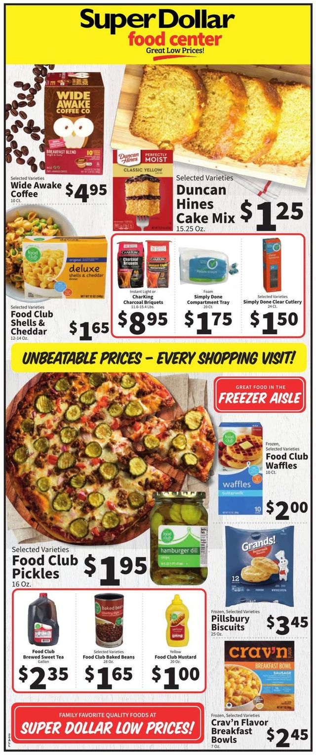 Super Dollar Food Center Ad from 07/27/2022
