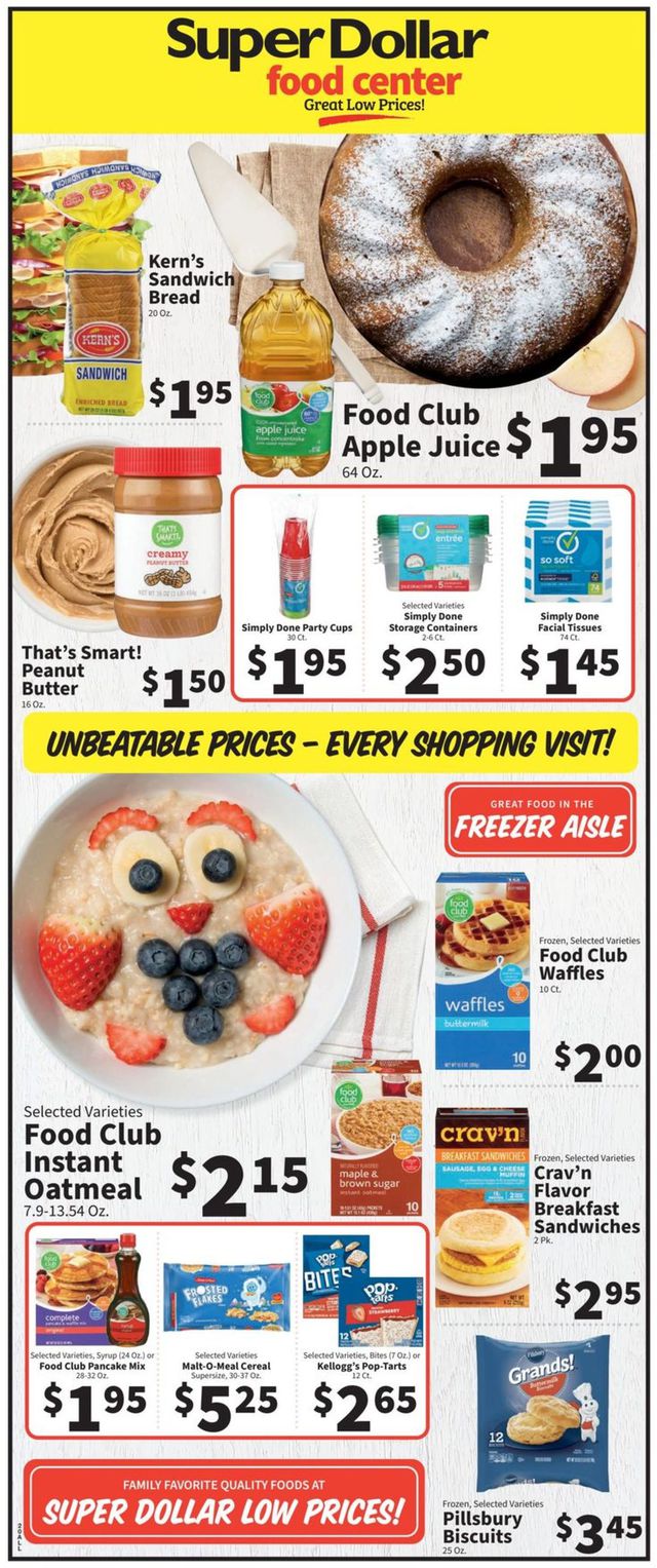 Super Dollar Food Center Ad from 08/17/2022