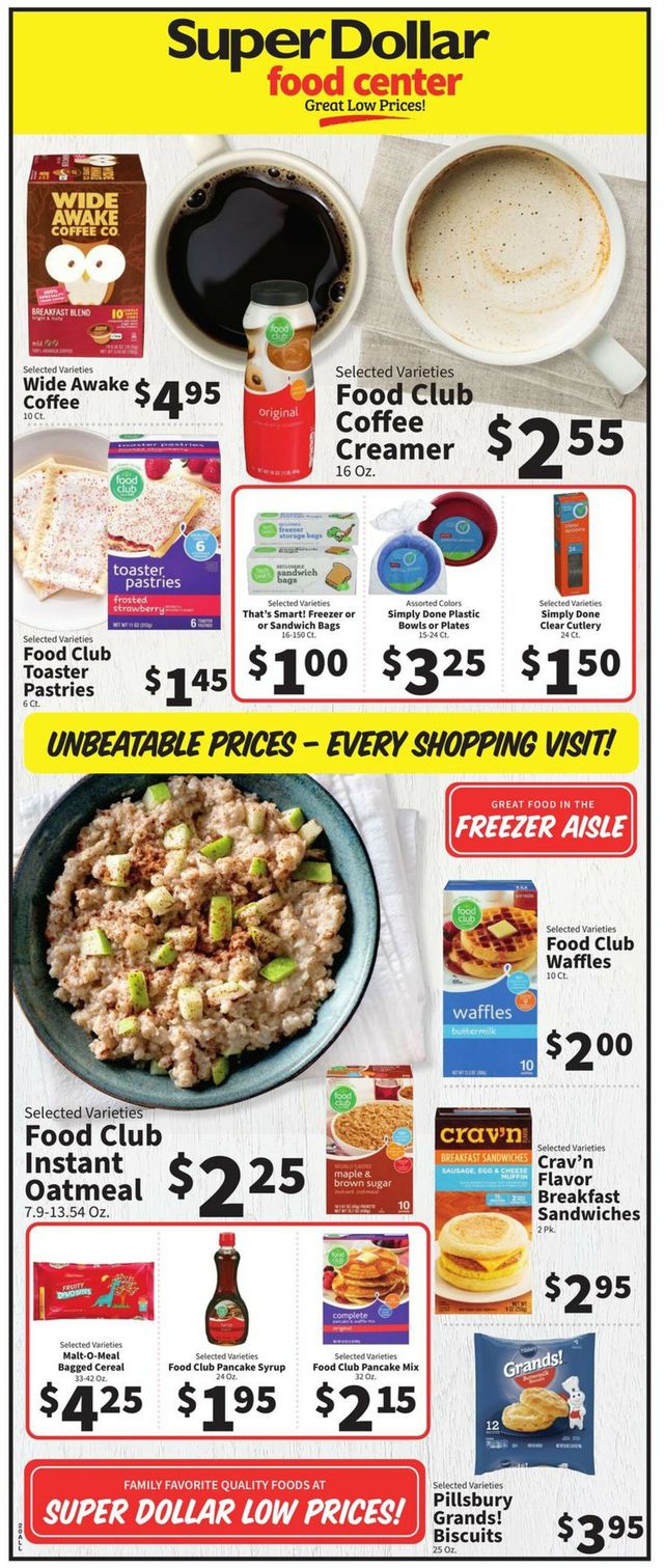 Super Dollar Food Center Ad from 09/14/2022