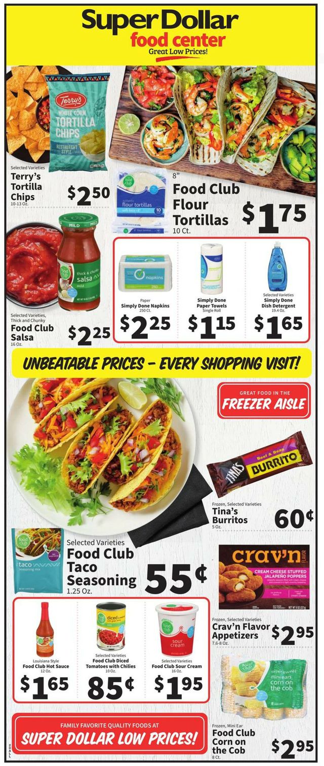 Super Dollar Food Center Ad from 10/05/2022