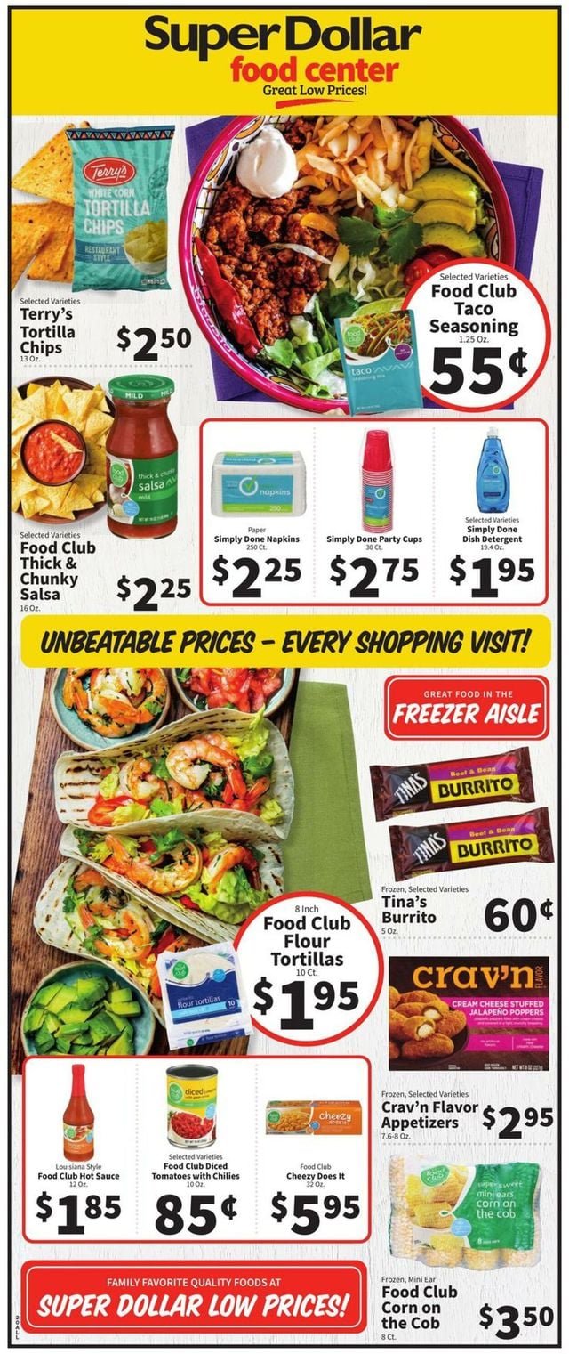 Super Dollar Food Center Ad from 07/12/2023