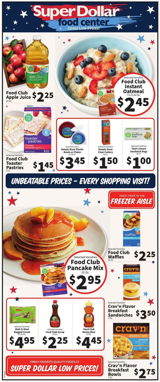 Super Dollar Food Center Ad from 08/30/2023