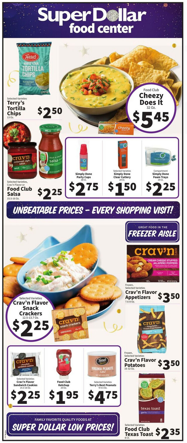 Super Dollar Food Center Ad from 12/27/2023