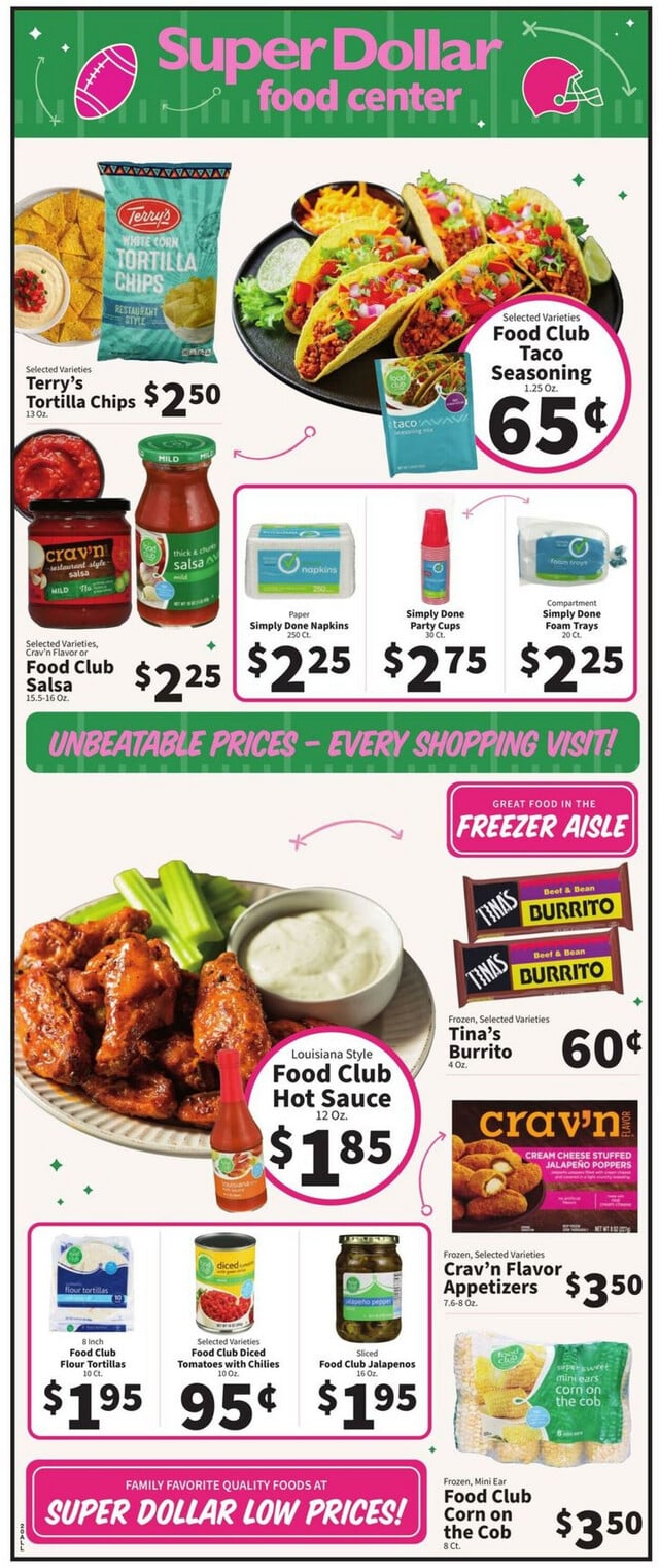 Super Dollar Food Center Ad from 02/07/2024