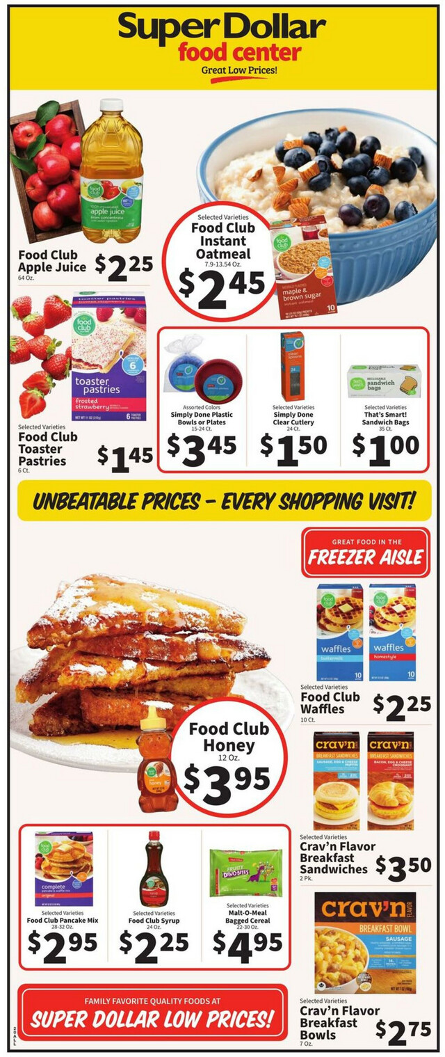 Super Dollar Food Center Ad from 02/28/2024