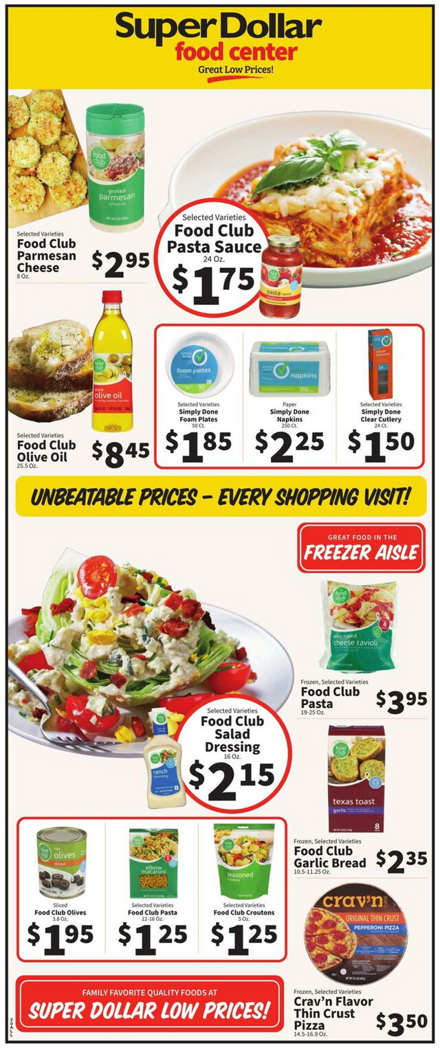 Super Dollar Food Center Ad from 04/10/2024