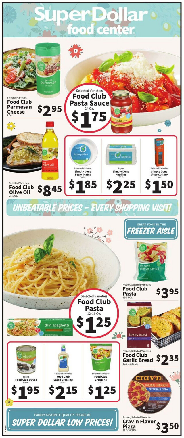 Super Dollar Food Center Ad from 05/08/2024