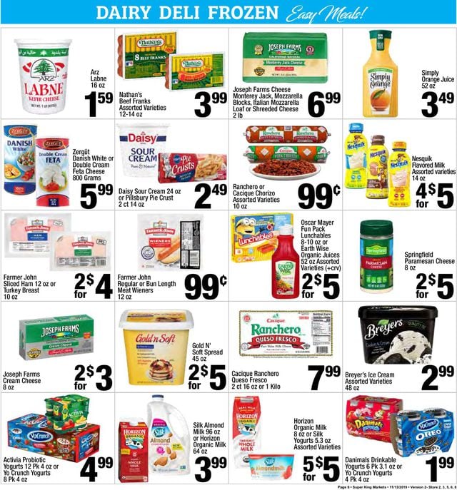 Super King Market Ad from 11/13/2019