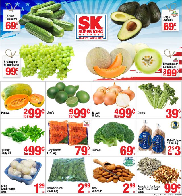 Super King Market Ad from 09/02/2020