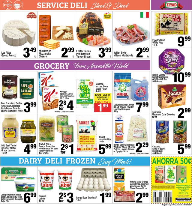 Super King Market Ad from 09/09/2020