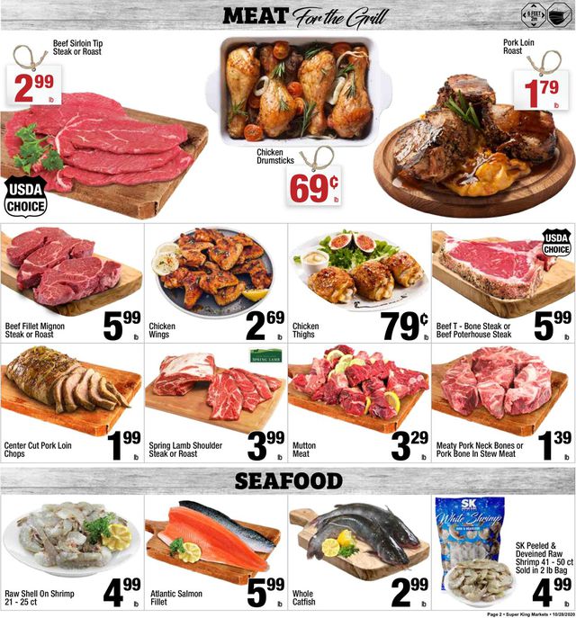 Super King Market Ad from 10/28/2020