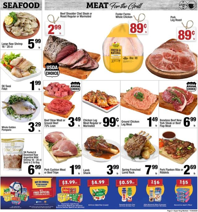 Super King Market Ad from 11/04/2020