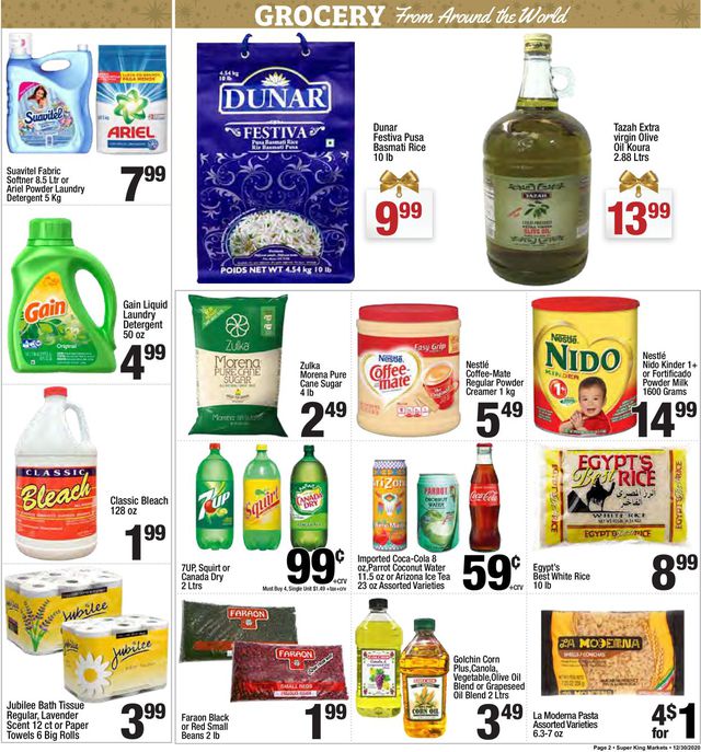 Super King Market Ad from 12/30/2020
