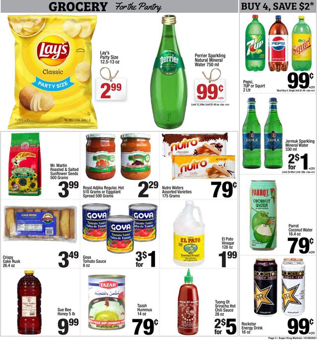 Super King Market Ad from 01/06/2021