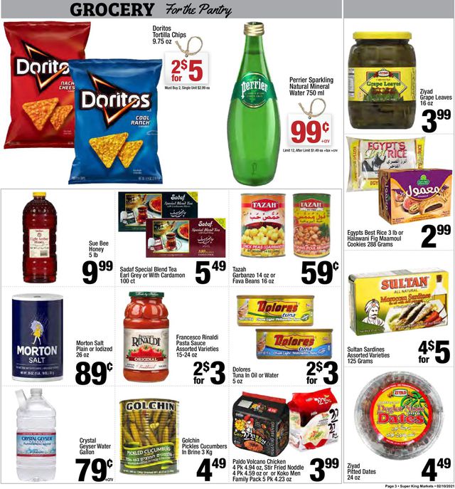 Super King Market Ad from 02/10/2021