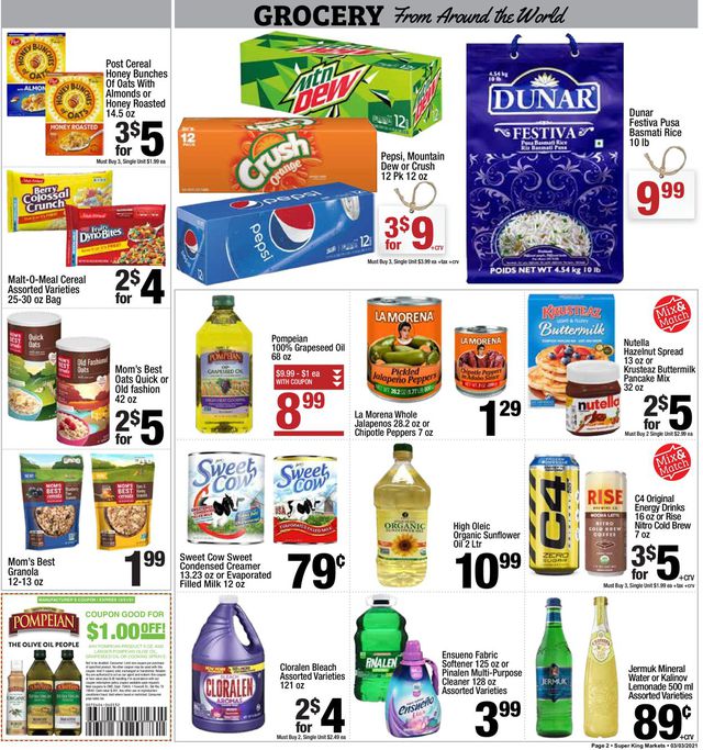 Super King Market Ad from 03/03/2021