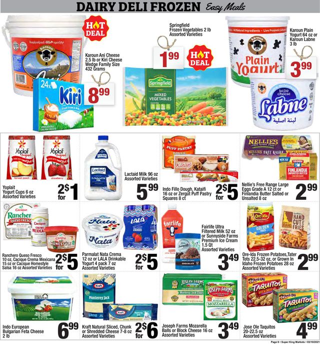Super King Market Ad from 03/10/2021