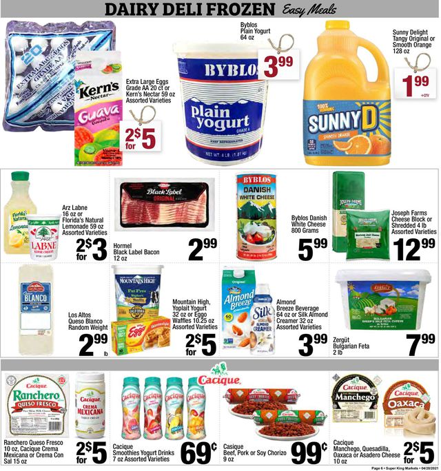 Super King Market Ad from 04/28/2021