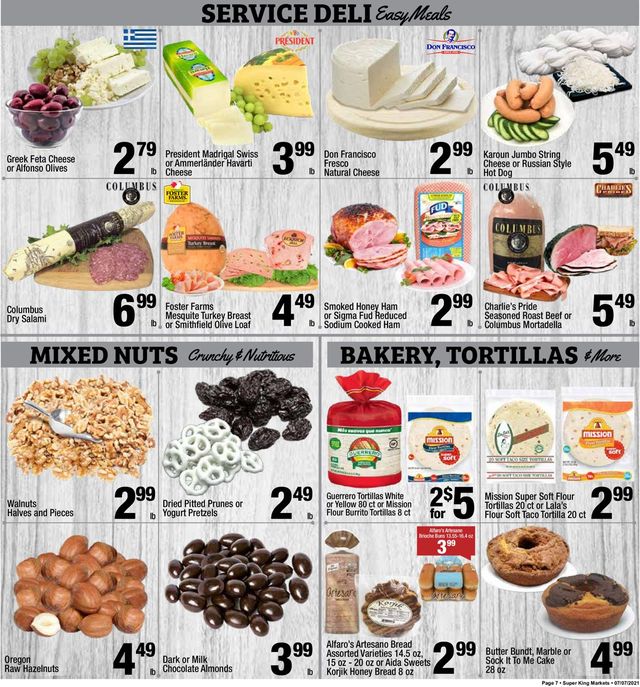 Super King Market Ad from 07/07/2021