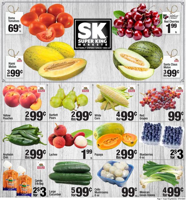 Super King Market Ad from 07/21/2021