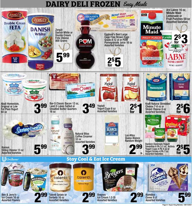 Super King Market Ad from 08/11/2021