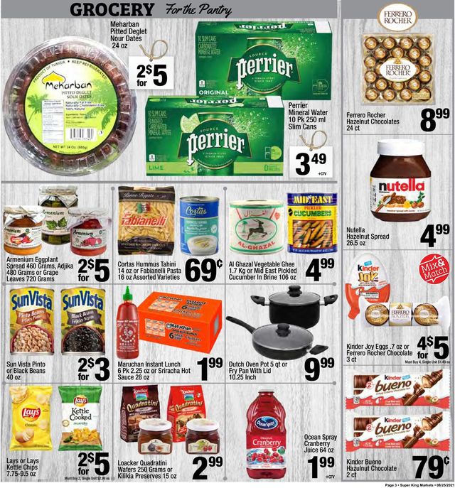 Super King Market Ad from 08/25/2021