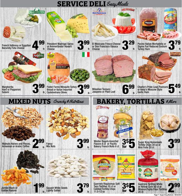 Super King Market Ad from 09/22/2021